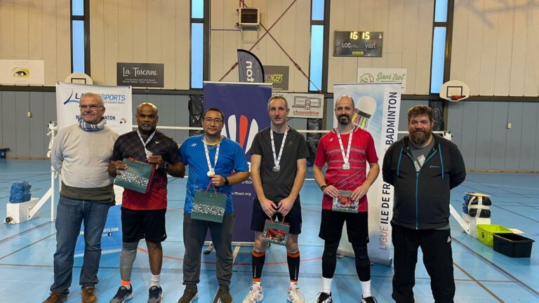 3/4 décembre 2022 Double Jeunes Rambouillet – Régional vétéran – Par équipes Tremblay en France