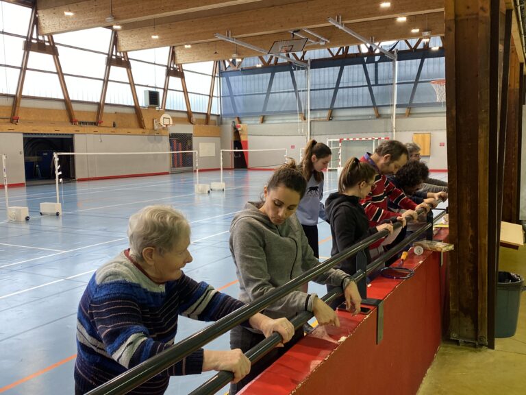 Stage sport adapté badminton avec le centre Théophile Roussel