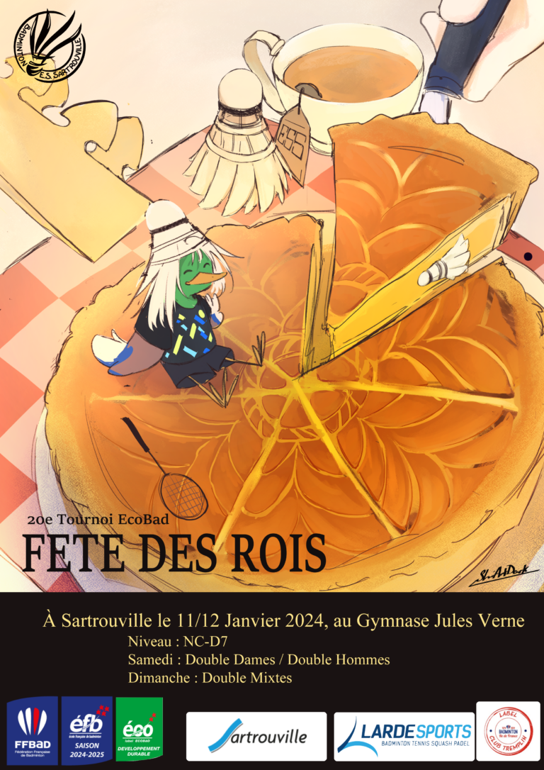 20ème tournoi ecobad de Sartrouville