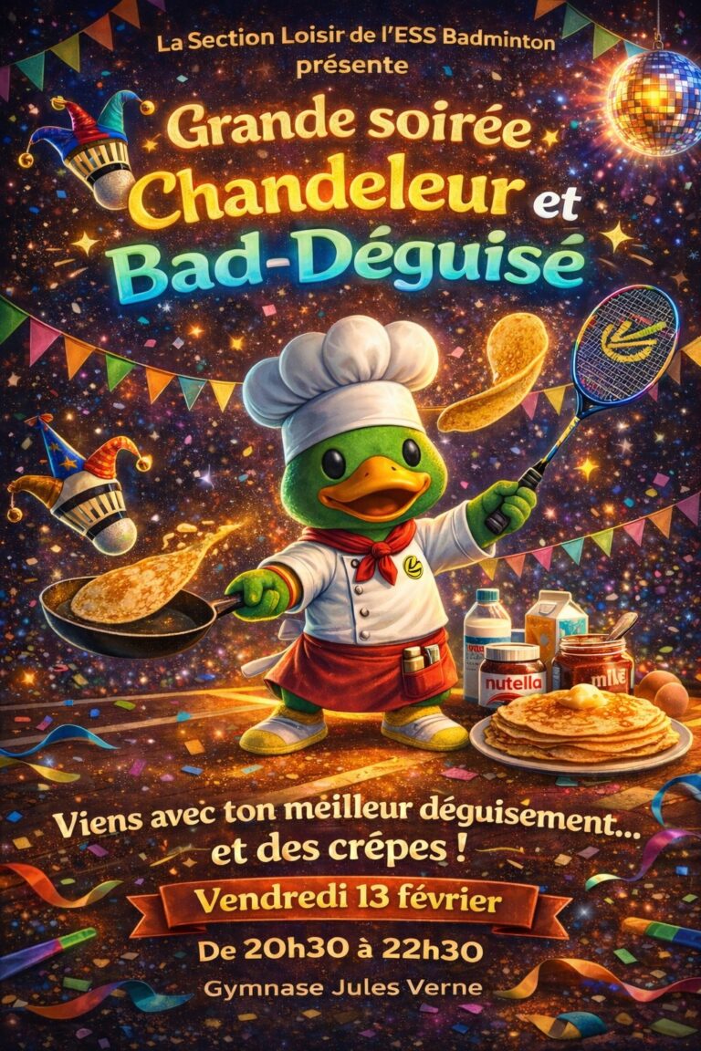 Quand le badminton se déguise pour la Chandeleur – 13 février 2026